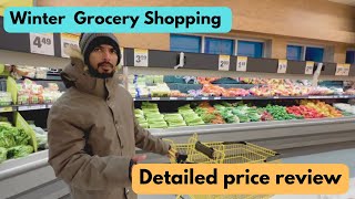 Winter Grocery Shopping| Detailed Price Review| Student Life Canada| Malayalam Vlogs #vlog #canada