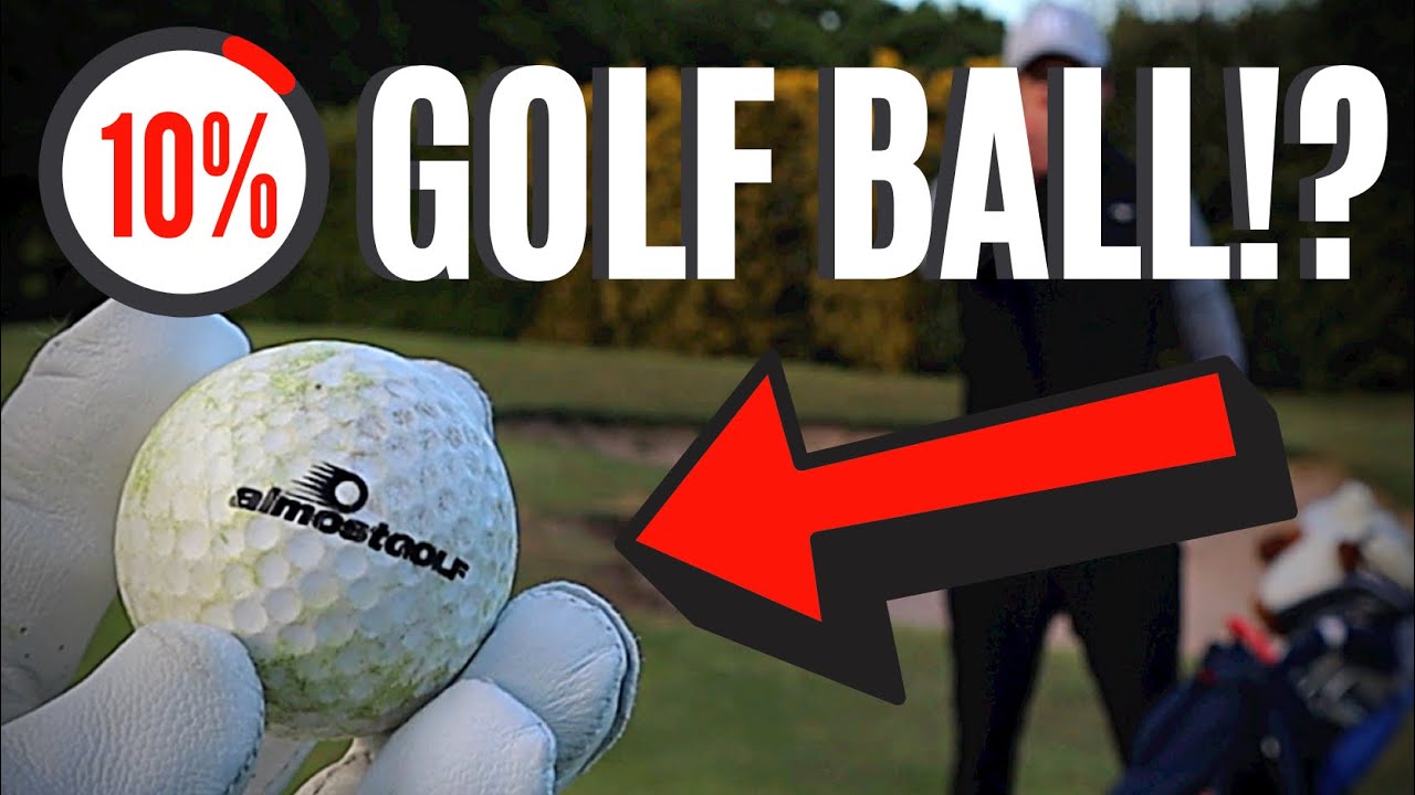 PLAYING GOLF WITH A 10 ALMOST GOLF BALL! YouTube