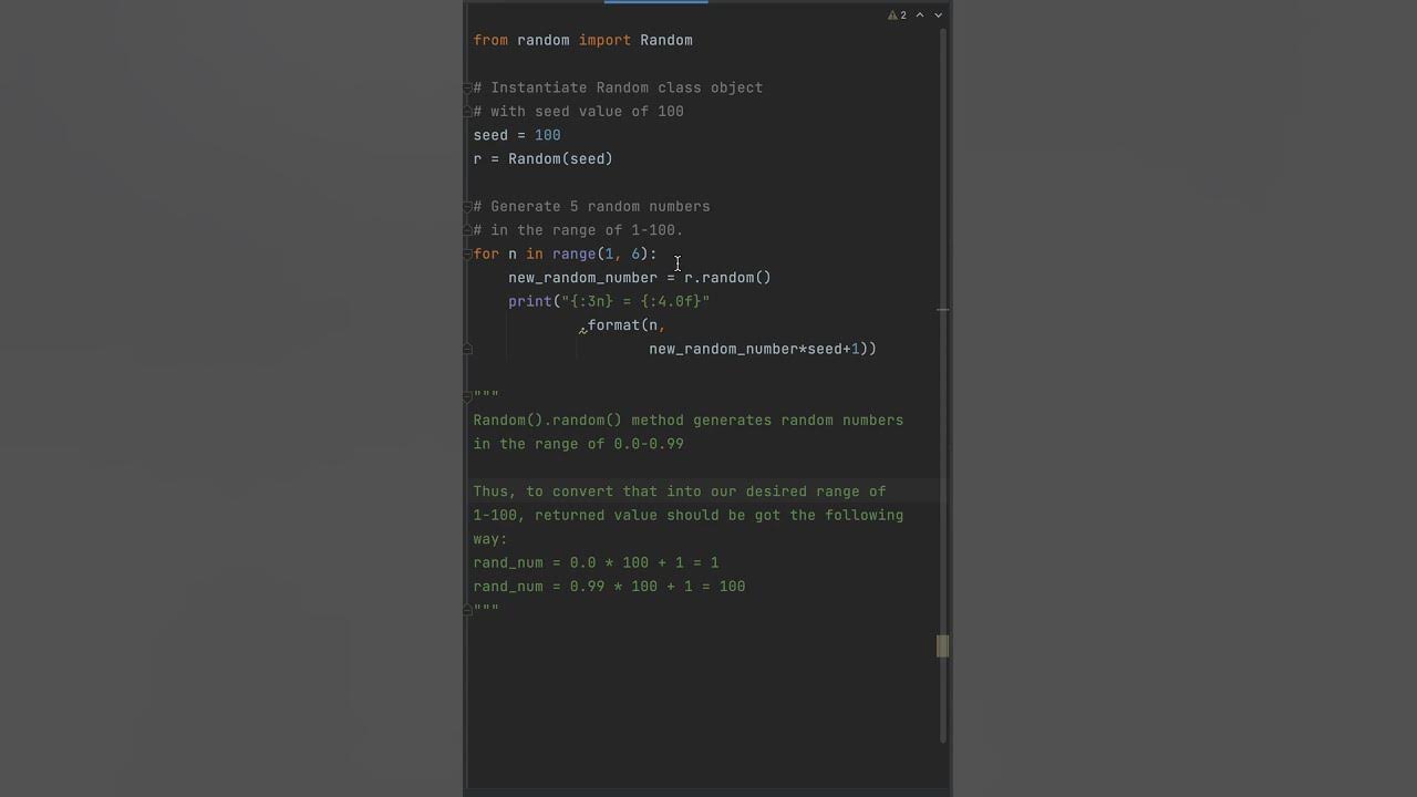 Generate random numbers | Python by examples | #python - YouTube