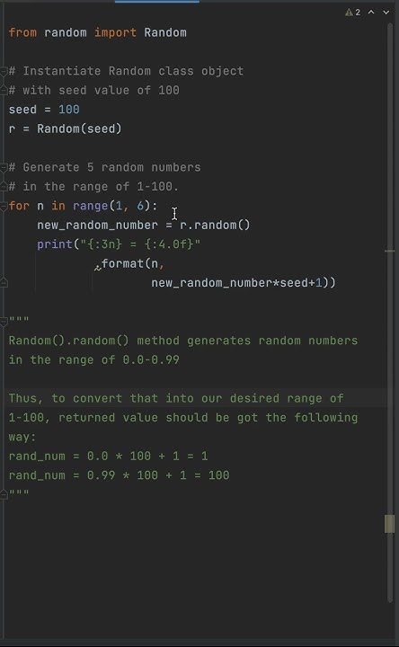 Generate random numbers | Python by examples | #python - YouTube