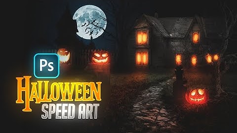 Ps touch Halloween Manipulation Tutorial 🎃 Speed Art On Android (Ps touch,Lightroom) #manipulation