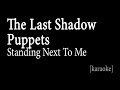 The last shadow puppets  standing next to me karaoke