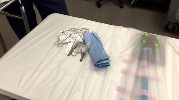 Placing Sterile Instruments & Surgical Supplies on Sterile Field