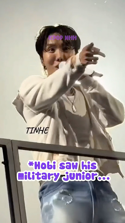Jhope Got So Excited When He Saw His Military Friend In The Crowd 🥰💜 #shorts #jhope #bts