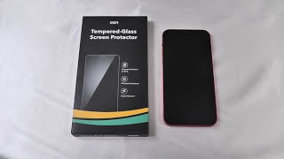 【液晶保護フィルム】ESR iPhone 12 RED（Pro）用 ガラスフィルム（3枚入り）強化ガラスの紹介