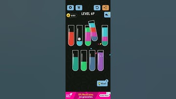 Water color sort level 67 solution