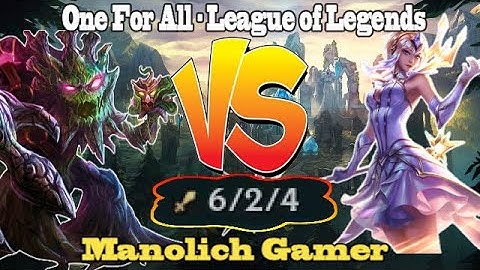 5 X Maokai VS 5 X Lux - ONE FOR ALL - League of Legends