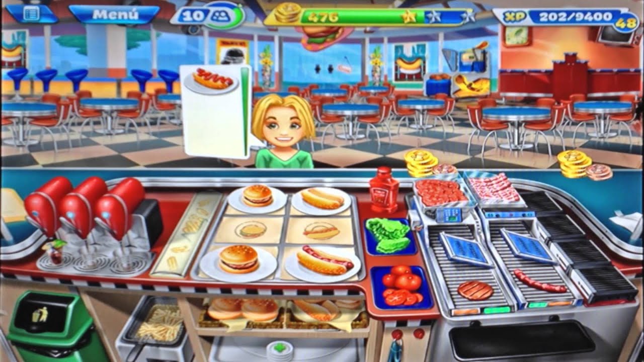 Cooking fever [Game Play] Fast food Restaurant 30 - YouTube