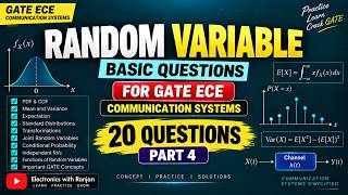 random variable basic question for gate ece / communication systems / part 4 /gate ece Update