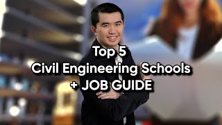 Top 5 Civil Engineering Schools + JOB GUIDE | Morgan Say