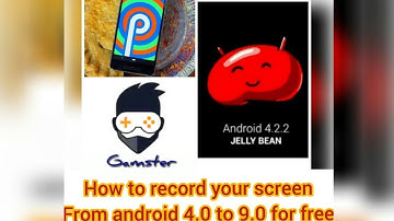 Screen Recorder for android 4.4.2 and above without root and PC with link | Gamster