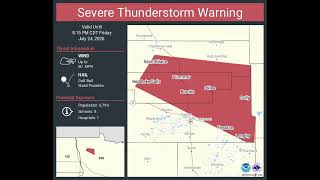 [EAS] Severe Thunderstorm Warning for Fosston and Lengby (7/24/26)