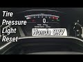 2019 Honda crv tires pressure light reset tpms Calibration tire
