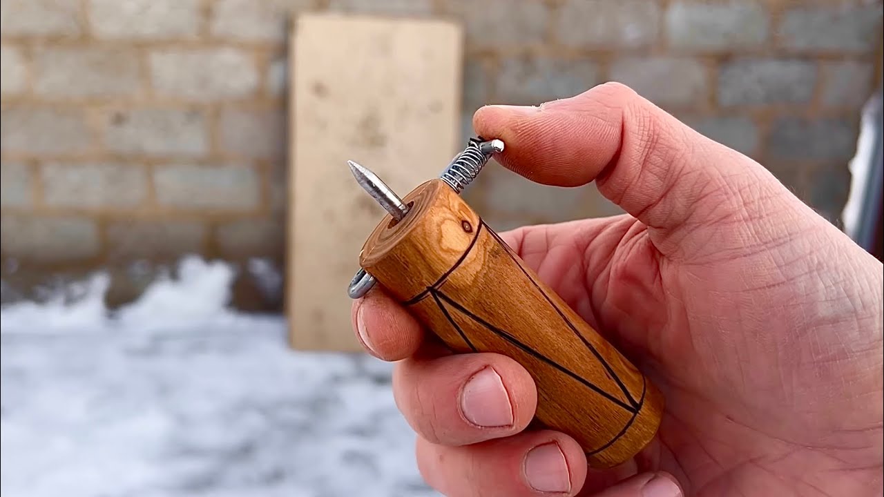 I Built a Pocket-Sized Crossbow...AND IT ACTUALLY WORKS!