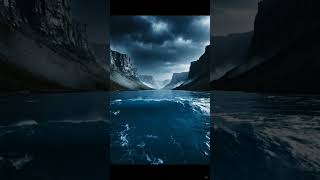You're Trapped in Nature's Ultimate Storm#OceanStorm #LightningStrike #FjordViews #WildNature