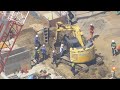 アウトレットの建物工事中 穴に作業員が落下 体の半分埋まるも救助 東京・八王子市(2026年8月24日)