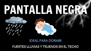 Lluvia Relajante para Dormir y Descansar Profundamente, Pantalla Nerga | 24 HORAS SIN ANUNCIOS