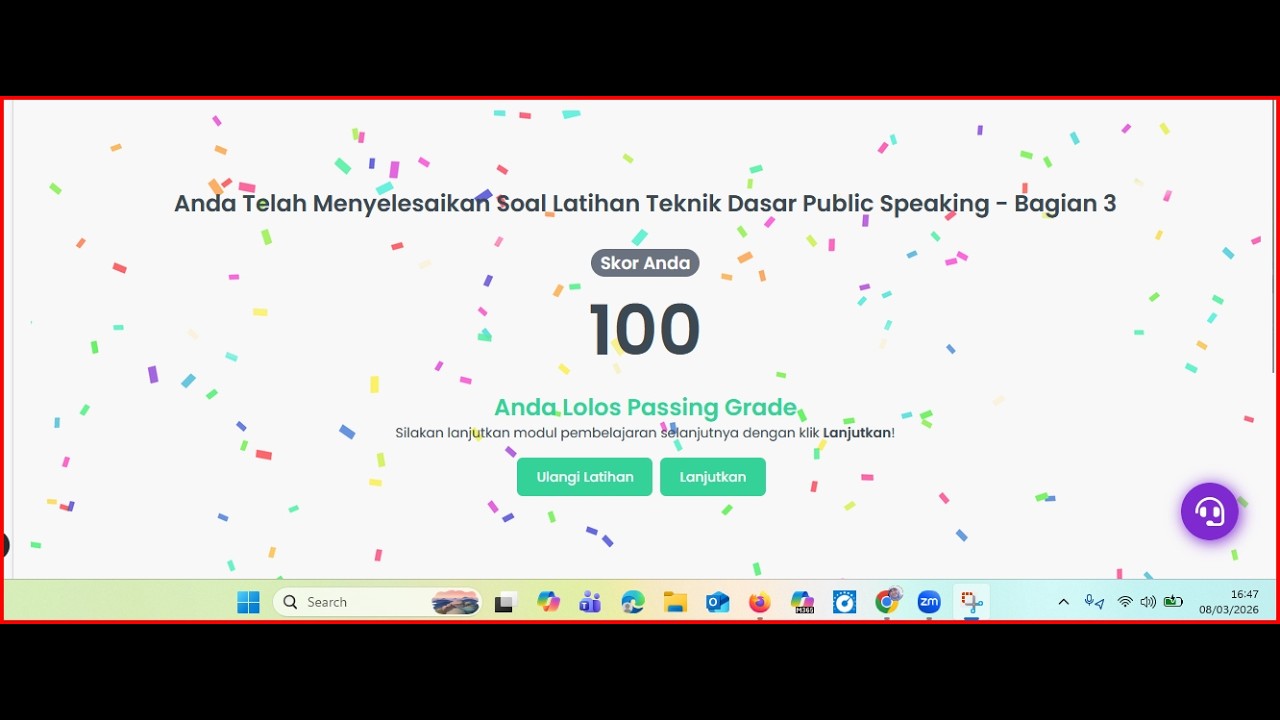 Kunci Jawaban MOOC Pintar : Public Speaking 1