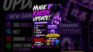 Kaizen NEW UPDATE… 100 Levels, Domain Clash &amp; MORE #roblox #kaizen
