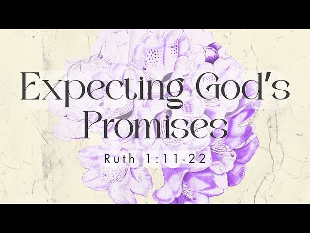 "Expecting God's Promises" (Ruth 1:11-22)
