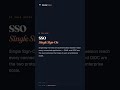 Single Sign-On (SSO) Explained #Shorts