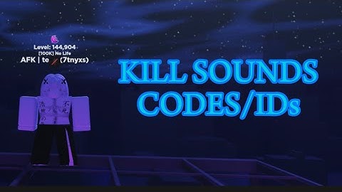 KILL SOUND CODES/IDS YOU LOOKING FOR  | ROBLOX
