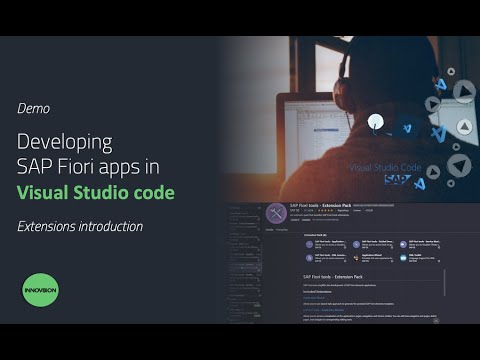 Developing SAP Fiori apps in VS code - extensions introduction - YouTube