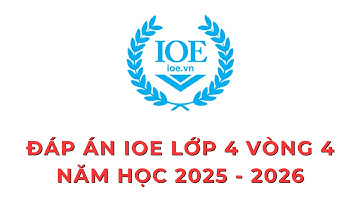 Đáp Án IOE Lớp 4 Vòng 4 Năm Học 2025 - 2026