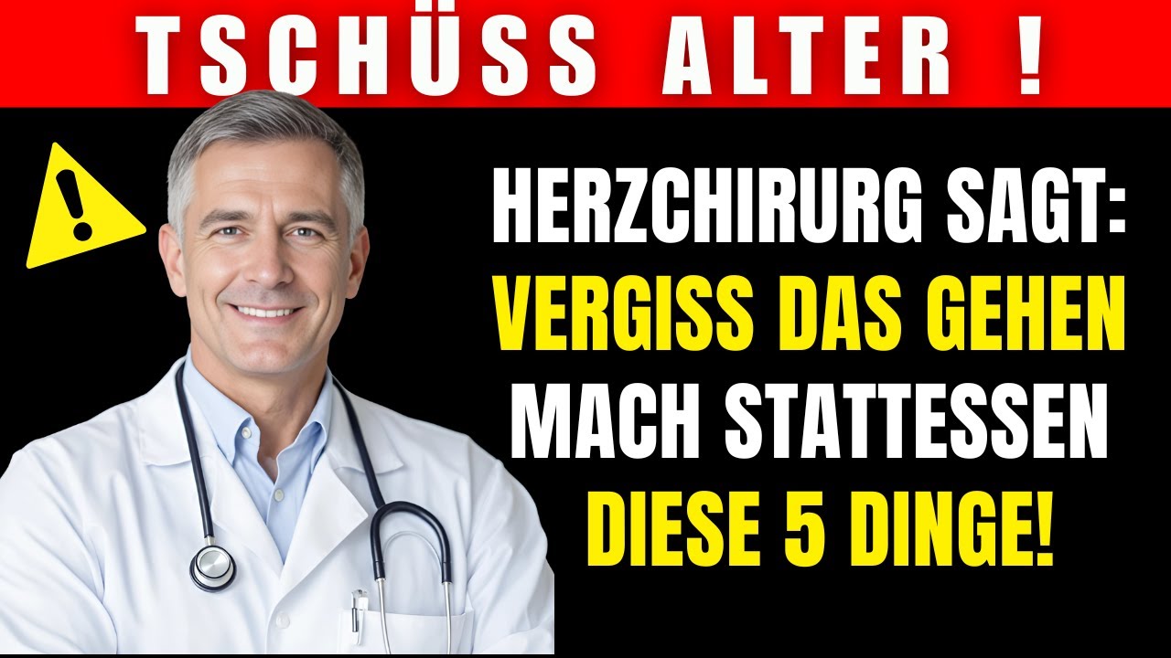 60+ Jahre: 5 Übungen besser als Gehen (vom Chirurgen bestätigt)