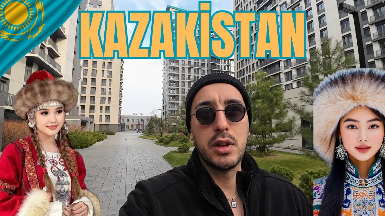 YENİ ÜLKE! TÜRKLERİN 90 GÜN VİZESİZ KALABİLDİĞİ ÜLKEYE GELDİM - KAZAKİSTAN, Almati 🇰🇿