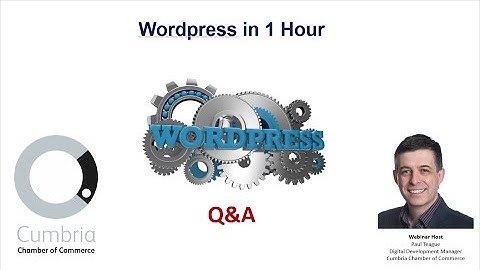 Wordpress in 1 hour (Q&A)