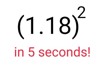 Super Easy trick to find square of a decimal number in seconds!