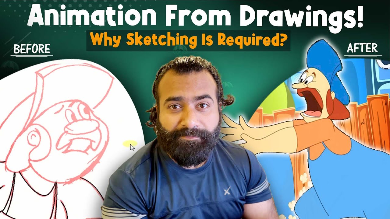 Animation From Drawings (Class 120) ll 2D Animation @animatewithvarun ...