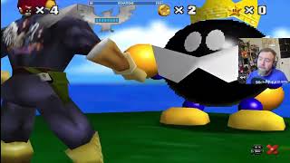 FALCOOON PUNCH!!! SM64 Rom Hacks | (full vod) @kamariii413