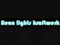 Kraftwerk neon lights