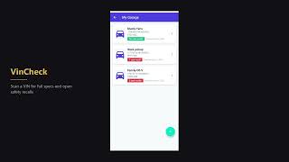 VinCheck — Scan a VIN for full specs and open safety recalls