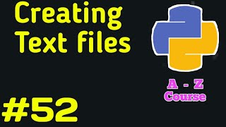 Creating Text File In Python
