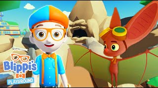 blippi opens a secret treasure chest blippi wonders educational videos for kids