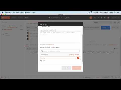 Twitter Oauth 1.0 using Postman client