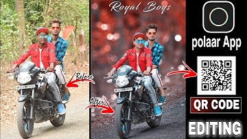 How to use polarr QR code!How to use polarr app QR code!Qr code photo editing!polarr QR code Editing