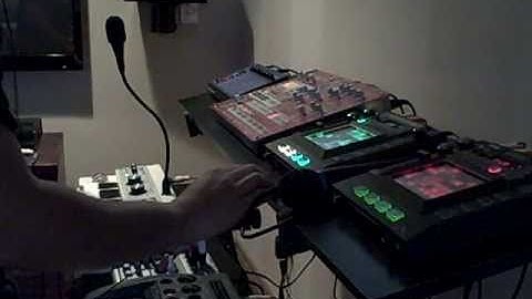 Sonic State of Flux - "Poker Face" cover of Lada Gaga using Korg monotron, Kaossilator Pro