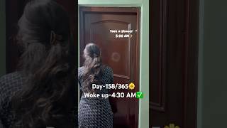 Day-158/365🌼waking up in Brahma Muhart ✅#ytshorts #minivlog #trending #vlog #sanatanhindu