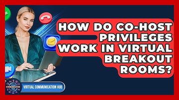 How Do Co-host Privileges Work In Virtual Breakout Rooms? - Virtual Communication Hub
