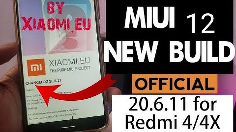 Redmi 4/4X - MIUI 12 v20.6.11 Latest Build | Android Pie SANTONI | Bugs Fixed