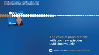586: Benchmarking Supplier Diversity to Drive Performance w/ Aylin Basom and Lois Eichacker