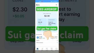 Seed airdrop widrwal|Sui gas fee withdraw sui wallet|seed coin price#shorts #seed #shortsfeed #feed