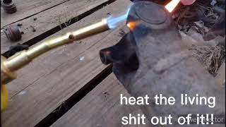 removing a factory plastic injected u-joint