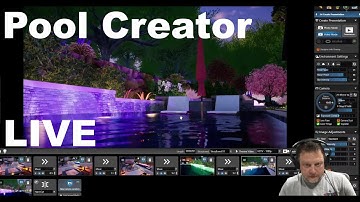 Goldsand Pt 2 - Pool Studio Live VIP 3D Q&A - Backyard Swimming Pool Design Ideas & Tutorial