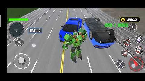 Army Bus Robot Transform Wars : Air Jet Robot Game - Android Gameplay