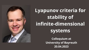 A Mironchenko. Lyapunov method for stability of infinite dimensional systems